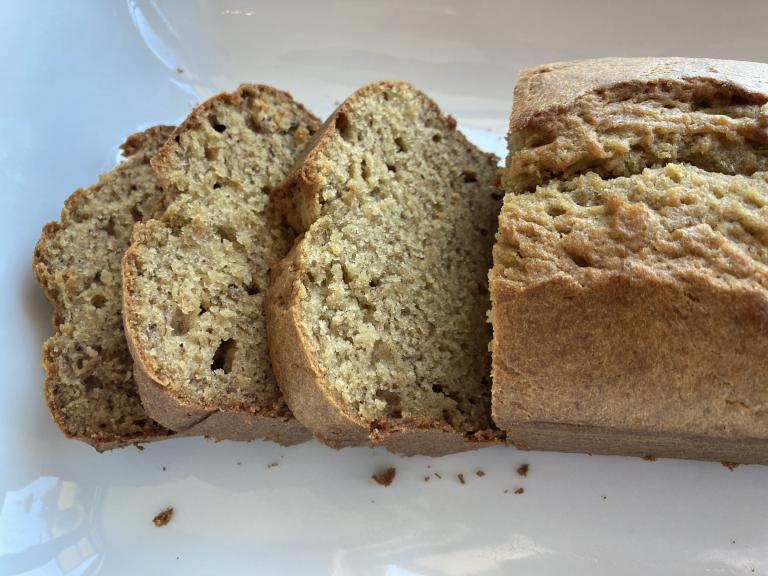 Moist Sourdough Banana Bread