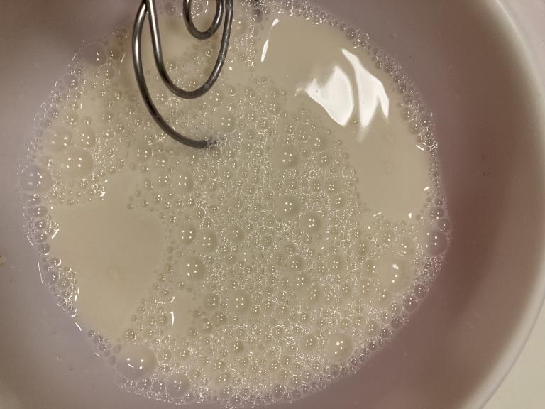 Starter and Water in a Bowl