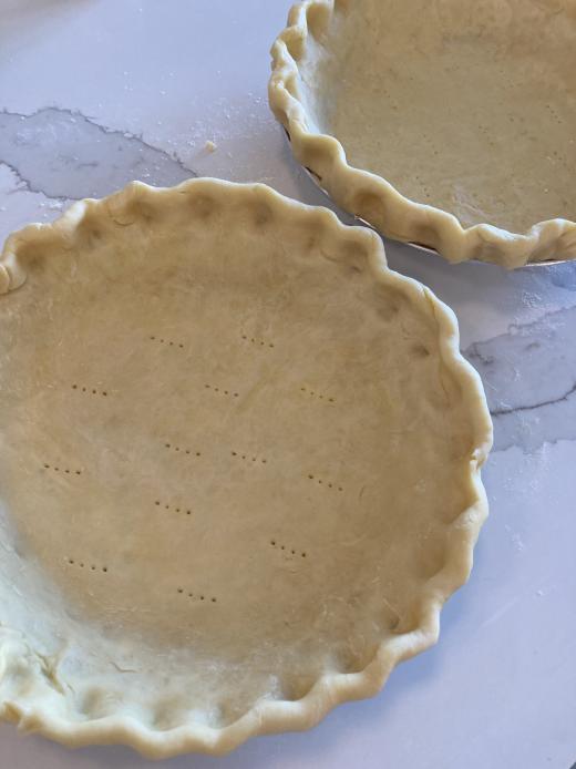 Flaky Sourdough Pie & Quiche Crust